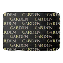 William Morris Floral Garden Motto en Lijst Badmat