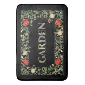 William Morris Floral Garden Motto en Lijst Badmat (Voorkant Verticaal)