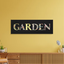 William Morris Floral Garden Motto en Lijst