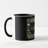 William Morris Floral Garden Motto en Lijst Mok (Links)