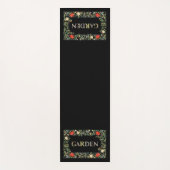 William Morris Floral Garden Motto en Lijst Yogamat (Voorkant)