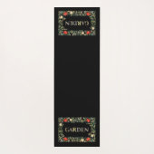 William Morris Floral Garden Motto en Lijst Yogamat (Achterkant)