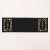 William Morris Floral Garden Motto en Lijst Yogamat (Voorkant (horizontaal))