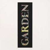 William Morris Floral Garden Motto en Lijst Yogamat (Voorkant)