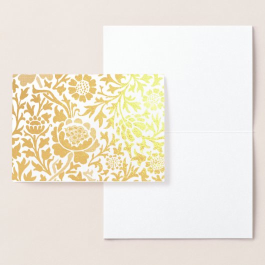 William Morris FLORAL GOLD Foil Kaart (Display)