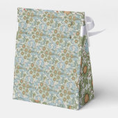 William Morris  Floral Green Blue Orchard Bedankdoosjes (Achterkant)