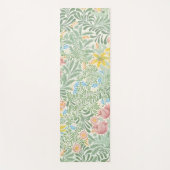William Morris Floral Green en Pink Yogamat (Voorkant)