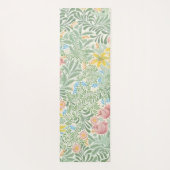 William Morris Floral Green en Pink Yogamat (Achterkant)