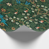  william morris floral grennery art cadeaupapier (Hoek)