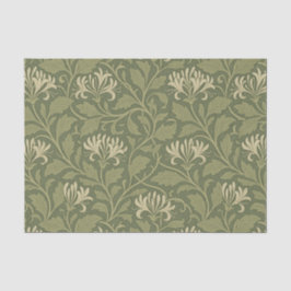 William Morris  Floral Honeysuckle Green Tissuepapier