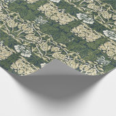 William Morris Floral kunst tulp en Roos Cadeaupapier (Hoek)