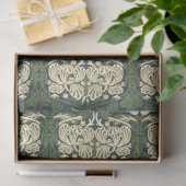 William Morris Floral  kunst tulp en Roos Tissuepapier (Geschenk)