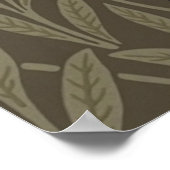 William Morris Floral lily willow art print design (Hoek)