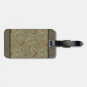 William Morris Floral lily willow art print design Bagagelabel (Achterkant horizontaal)