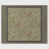 William Morris Floral lily willow art print design Cadeaupapier (Vlak)