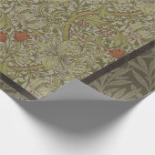 William Morris Floral lily willow art print design Cadeaupapier (Hoek)