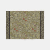 William Morris Floral lily willow art print design Fleece Deken (Voorkant (Horizontaal))