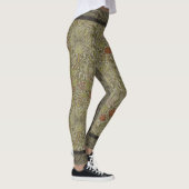 William Morris Floral lily willow art print design Leggings (Rechts)