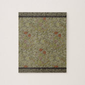 William Morris Floral lily willow art print design Legpuzzel (Verticaal)