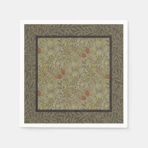 William Morris Floral lily willow art print design Servetten