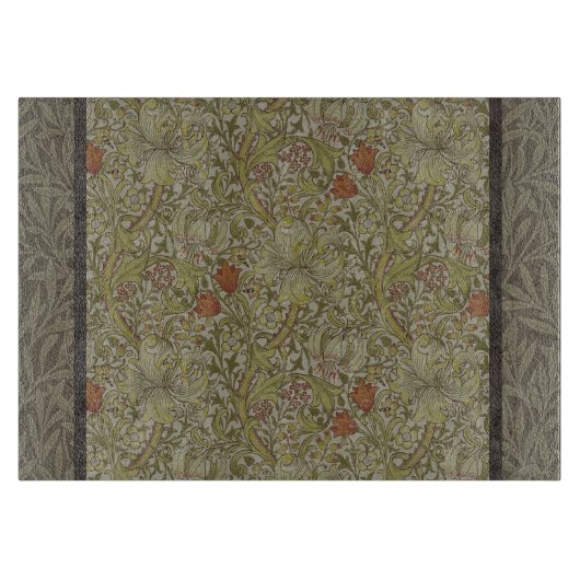 William Morris Floral lily willow art print design Snijplank (Voorkant)