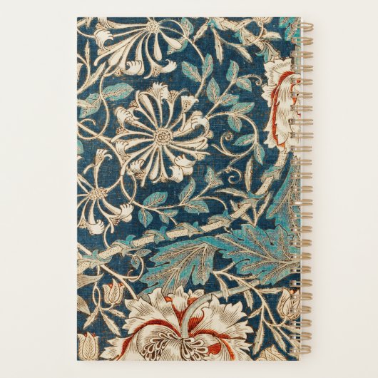  William Morris Floral Monogram Planner (Achterkant)