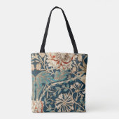 William Morris Floral Monogram Tote Bag (Achterkant)
