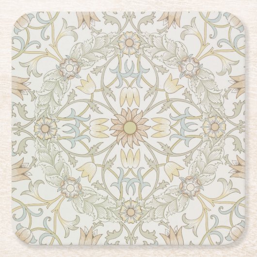 William Morris Floral Paper Onderzetter (Voorkant)