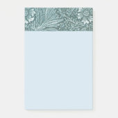 William Morris, floral, patroon, groen, metallisch Post-it® Notes (Voorkant)
