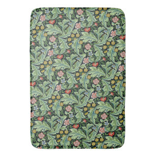 William Morris Floral Patroon Roze Groene Anjer Badmat