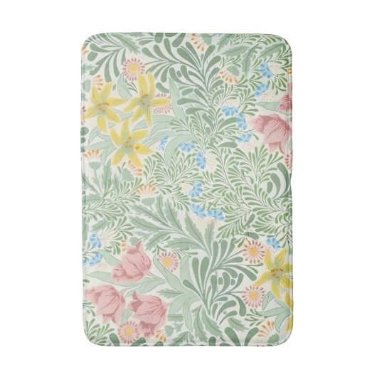 William Morris  Floral Pattern Badmat (Voorkant Verticaal)