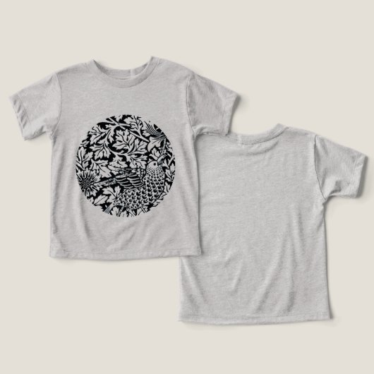 William Morris Floral Pattern Bird Anenome (Ontwerp Voorkant & Achterkant)