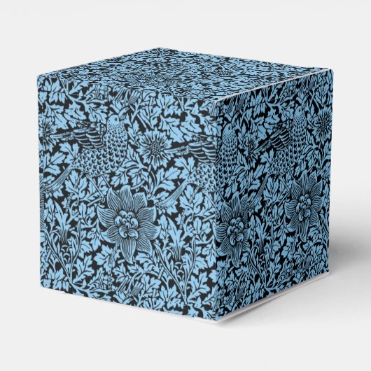 William Morris Floral Pattern Bird Anenome Bedankdoosjes (Achterkant)