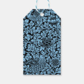 William Morris Floral Pattern Bird Anenome Cadeaulabel (Voorkant)