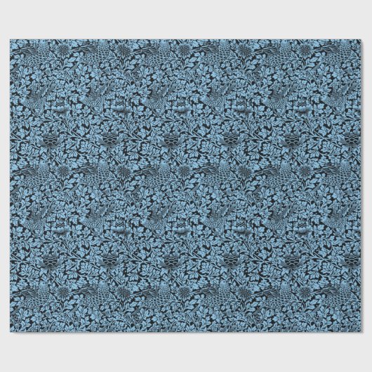 William Morris Floral Pattern Bird Anenome Cadeaupapier (Vlak)