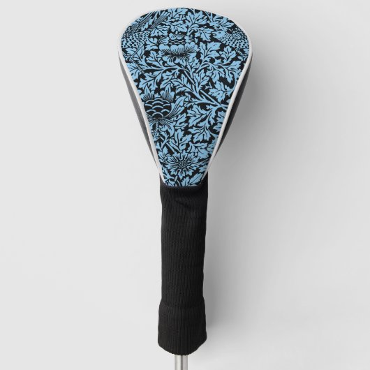 William Morris Floral Pattern Bird Anenome Golfheadcover (Voorkant)