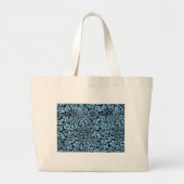 William Morris Floral Pattern Bird Anenome Grote Tote Bag (Voorkant)