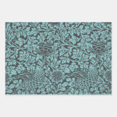 William Morris Floral Pattern Bird Anenome Inpakpapier Vel (Voorkant 3)