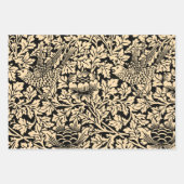 William Morris Floral Pattern Bird Anenome Inpakpapier Vel (Voorkant 2)
