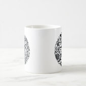 William Morris Floral Pattern Bird Anenome Koffiemok (Center)