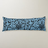 William Morris Floral Pattern Bird Anenome Lichaamskussen (Voorkant)