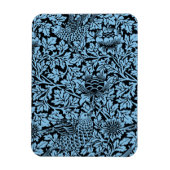 William Morris Floral Pattern Bird Anenome Magneet (Verticaal)