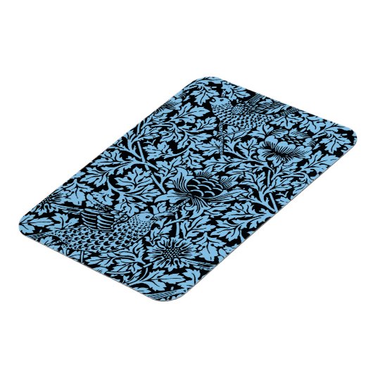 William Morris Floral Pattern Bird Anenome Magneet (Linkerzijde)