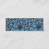 William Morris Floral Pattern Bird Anenome Mini Visitekaartje (Achterkant)