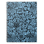 William Morris Floral Pattern Bird Anenome Notitieboek (Voorkant)