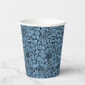William Morris Floral Pattern Bird Anenome Papieren Bekers (Rechts)