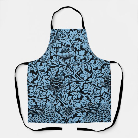 William Morris Floral Pattern Bird Anenome Schort (Voorkant)