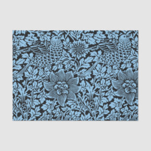 William Morris Floral Pattern Bird Anenome Tissuepapier