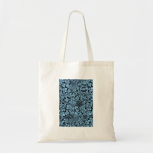 William Morris Floral Pattern Bird Anenome Tote Bag (Voorkant)