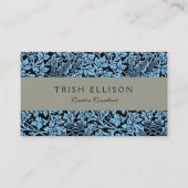 William Morris Floral Pattern Bird Anenome Visitekaartje (Voorkant)